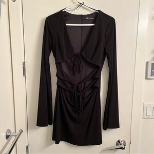 Zara Cut-Out Mini Dress